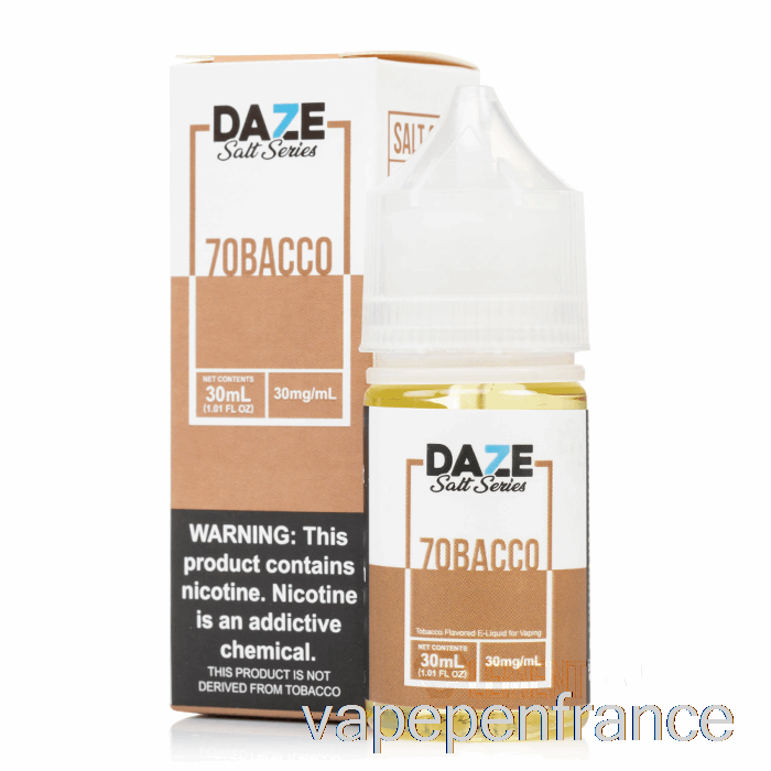 7obacco - 7 Sel Daze - Stylo Vape 30 Ml 50 Mg